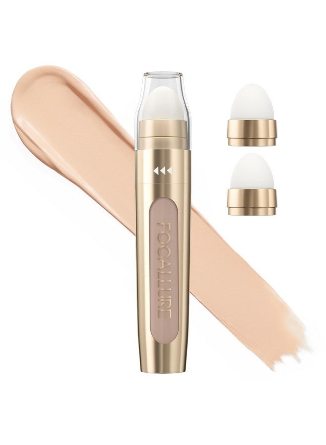 Fix Corrector Concealer Stick, With 2 Replaceable Sponge Applicator, Full Coverage Concealer Makeup, Color Corrector For Dark Circles, Transfer Resistant, Pk03 Donut