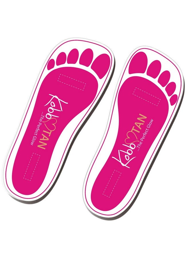 200 Pairs(400Feets) Spray Tan Feet Pads Protectors In Pink Color For Sunless Spray Tanning
