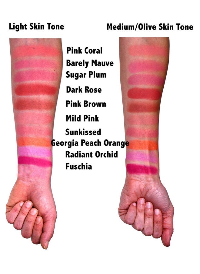 ª Radiant Orchid Purple Lavender Violet Princess Pink Vegan Blush Pressed Cheek Color Powder, Talc & Paraben Free, No Animal Testing & Cruelty Free