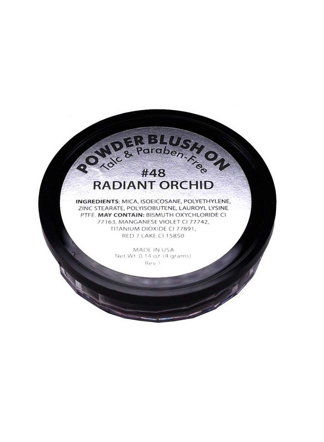 ª Radiant Orchid Purple Lavender Violet Princess Pink Vegan Blush Pressed Cheek Color Powder, Talc & Paraben Free, No Animal Testing & Cruelty Free