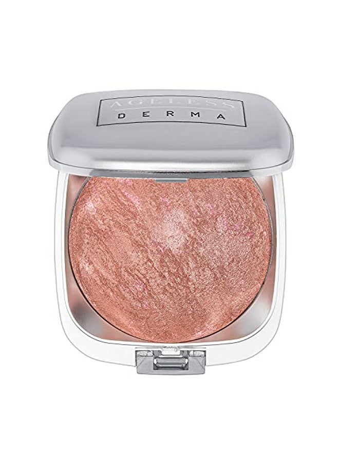 Baked Mineral Makeup Healthy Blush With Botanical Extracts (Guava Swirl) Made In Usa. Highlighter Makeup