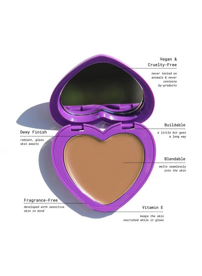 Candy Paint Bronzer ; Cream Bronzer, Vegan & Crueltyfree, Clean Beauty, Fragrancefree, Glass Skin Finish ; 5G (Heatwaves)