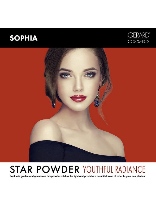 Star Powder Soft, Velvety Formula Glides Effortlessly Delivers Pure Pigmentation Accentuates Your Facial Features Gluten And Paraben Free Sophia 0.42 Oz Highlighter