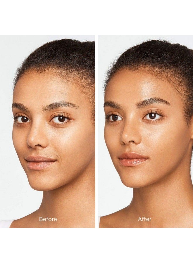 Highlighter Stick, Crystal Glow Tinted Luminizer Contour Makeup, Crystalide Peptide For Clearer, Smoother Looking Skin, Builtin Detachable Brush, Natural Beige