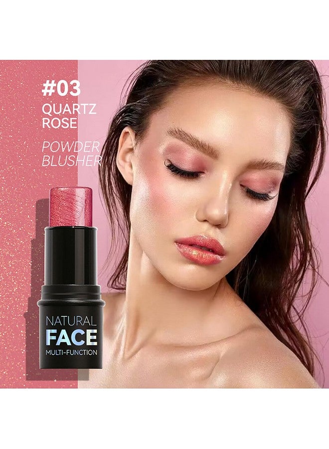 Cream Contour Sticks 3 Pcs Highlighter Bronzer Blush Face Makeup Contouring Bronzing Pen Creme Cheek Blush & Brightens Illuminator Highlight Foundation Waterproof Cosmetics Set Light