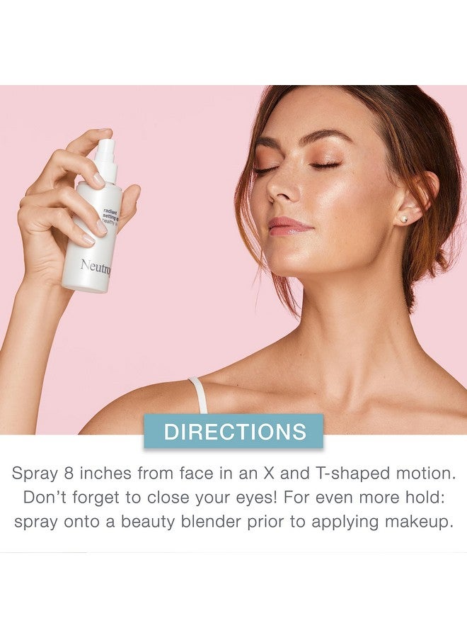 Healthy Skin Radiant Makeup Setting Spray, Longlasting, Formulated With Antioxidants & Peptides Weightless Face Setting Mist For Healthy Looking, Glowing Skin, 3.4 Fl. Oz