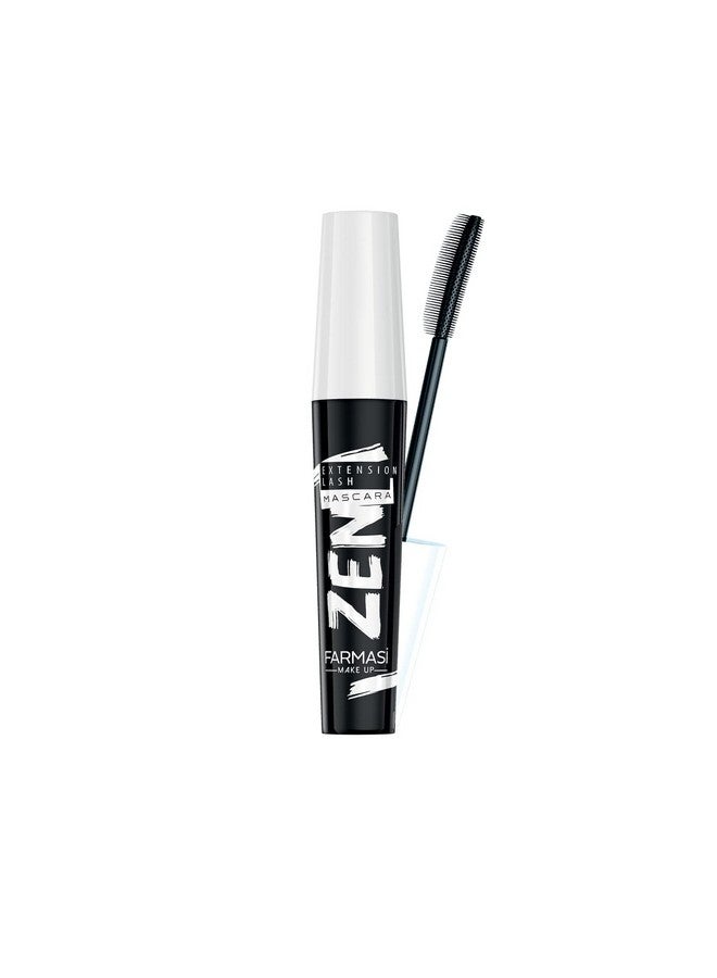 Zen Extension Lash Mascara, Intense Length, No Flaking, No Smudging, No Clumping, Volumizes & Separates Lashes, Fuller Longer And Thicker Lashes, Black, 0.27 Fl. Oz. ; 8 Ml