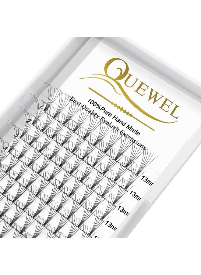Volume Lash Extensions 6D 0.07Mm C Curl 13Mm Short Stem Premade Fans Soft;Optinal 3D;4D;5D;6D;7D;8D 0.07;0.10Mm C;D 820Mm Mix916Mm 1215Mm 815Mm;(6D 0.07C 13Mm)