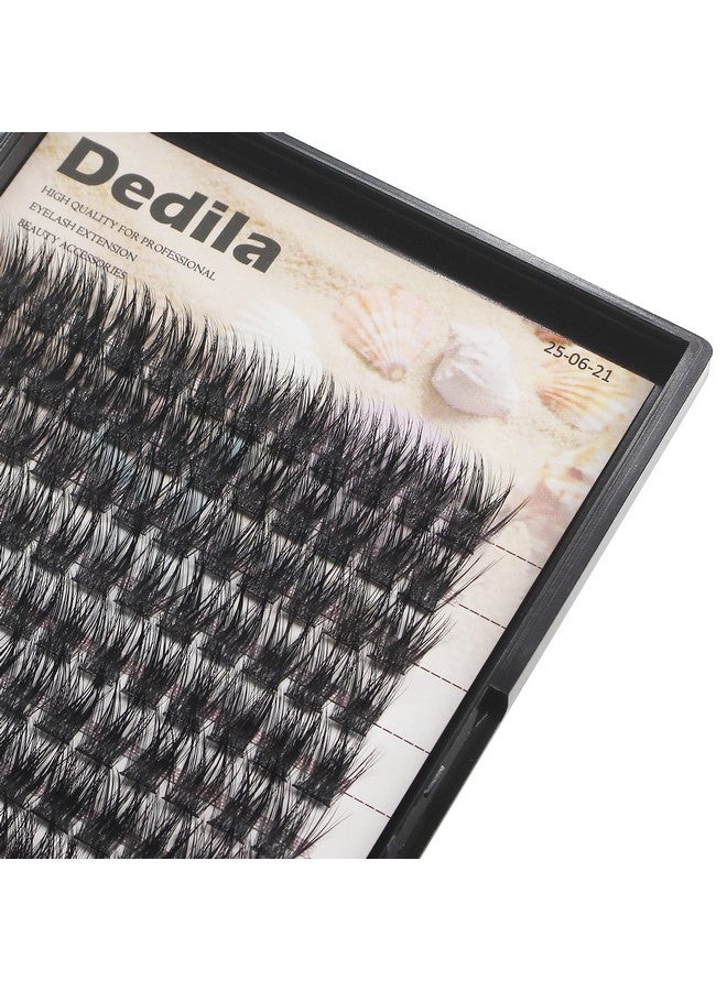 120 Clusters Individual False Eyelashes Wide Stem D Curl Handmade Dramatic Black Soft And Light 5D Volume Eye Lashes Extensions Thick Base Women Girls Beauty Tools (16Mm)