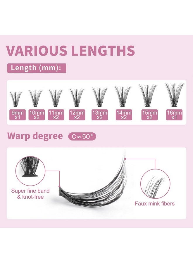 Lash Clusters 30D0.07C916Mm Mix Individual Lashes 280 Clusters Magefy False Eyelash Clusters Extensions Individual Eyelashes Cluster Diy Eyelash Extensions At Home (30D0.07C,916Mm)