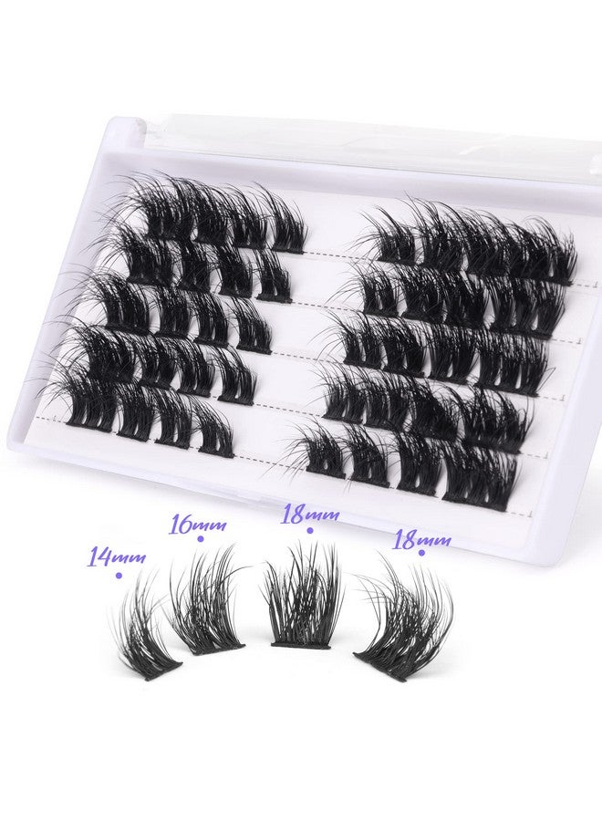 Cluster Lashes Wispy Eyelash Extensions 3D Flat Diy Flat Lash Clusters Individual Faux Mink Lashes False Eyelashes Pack By Alice