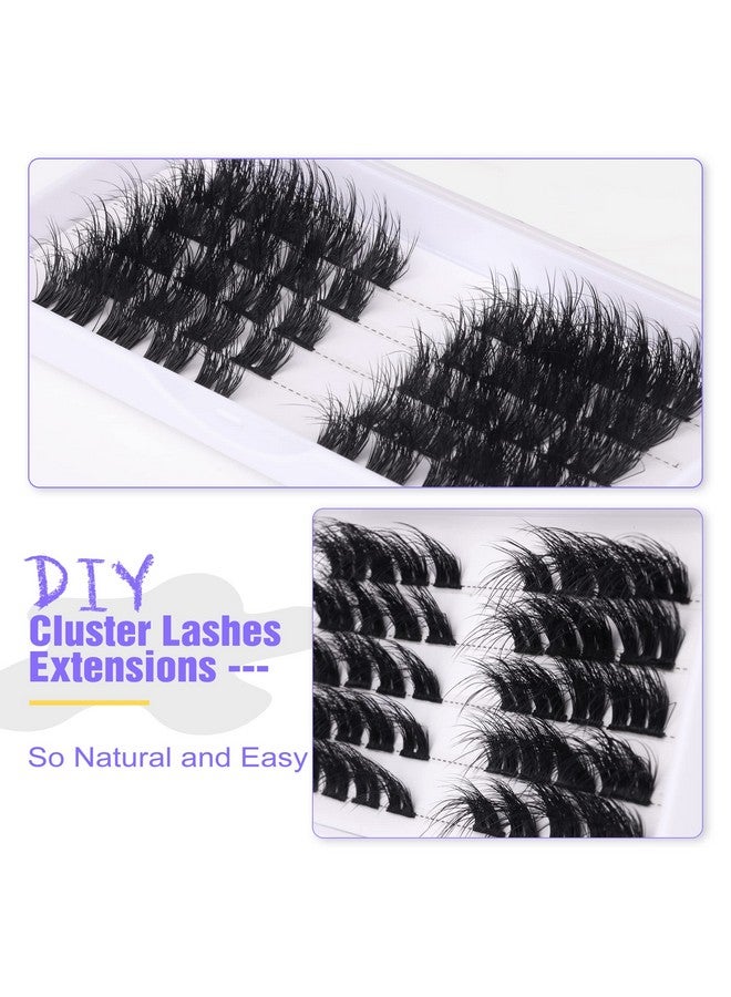 Cluster Lashes Wispy Eyelash Extensions 3D Flat Diy Flat Lash Clusters Individual Faux Mink Lashes False Eyelashes Pack By Alice