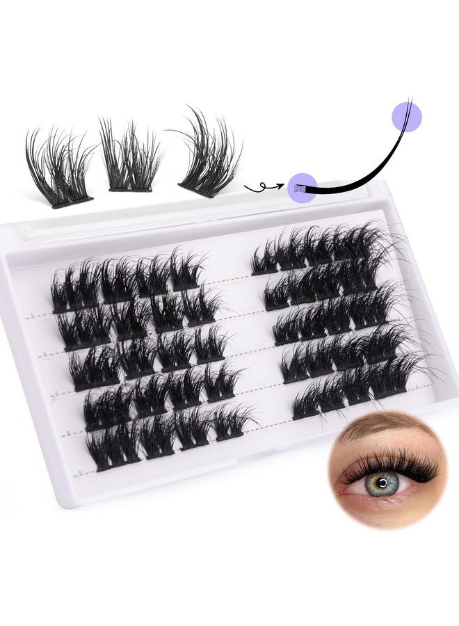 Cluster Lashes Wispy Eyelash Extensions 3D Flat Diy Flat Lash Clusters Individual Faux Mink Lashes False Eyelashes Pack By Alice