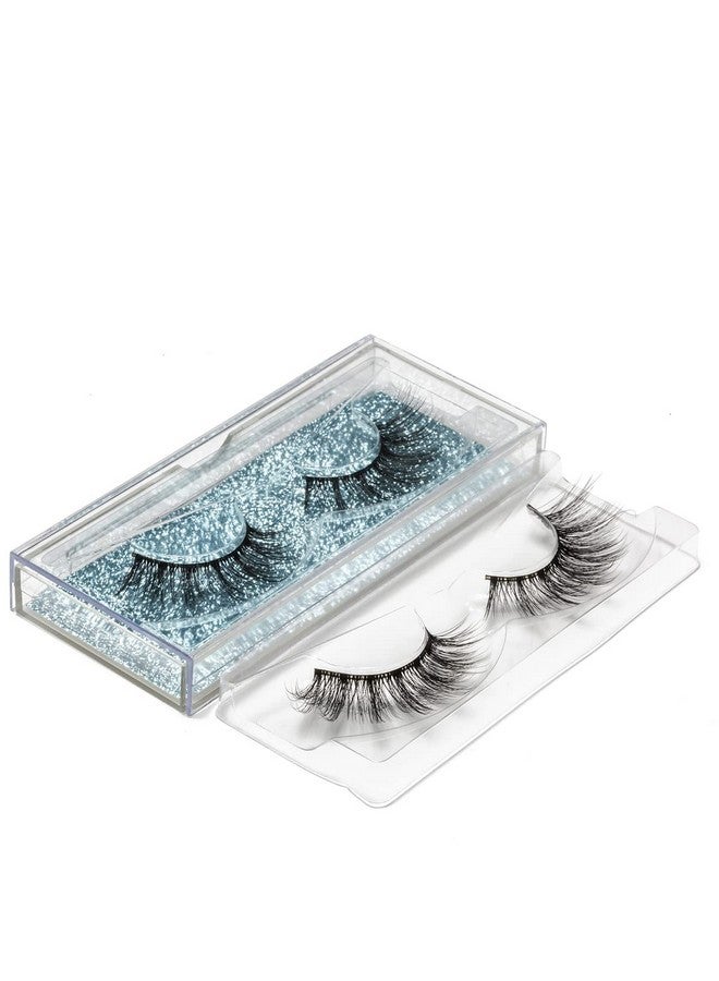 Eyelashes False Lashes Mink Lashes 5 Pairs 6D Fake Eye Lashes Natural Look Wispy Eyelashes Strip Lash Faux Mink Lashes False Eyelashes Extensions Kit ; 00115Mm