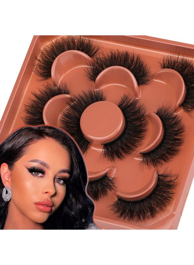 Fluffy Lashes Natural Wispy Eyelashes Full Volume Mink Lashes 14Mm Short Faux Mink Lashes Multipack By Focipeysa