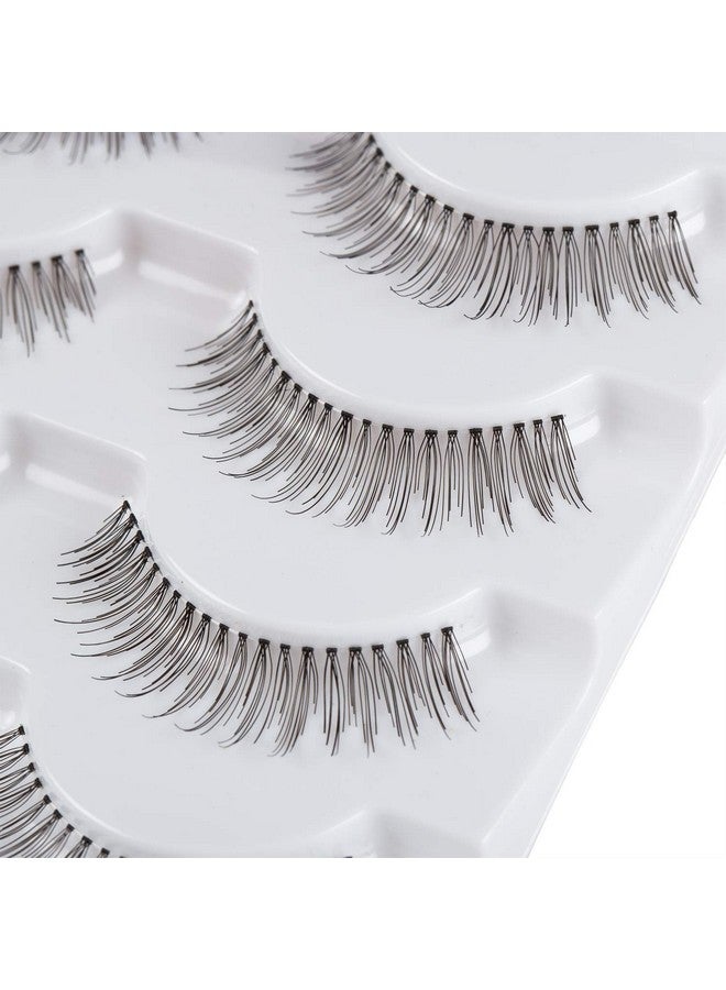 Lashes 110 Natural Hand Knotted False Eyelashes 5 Pairs Multipack