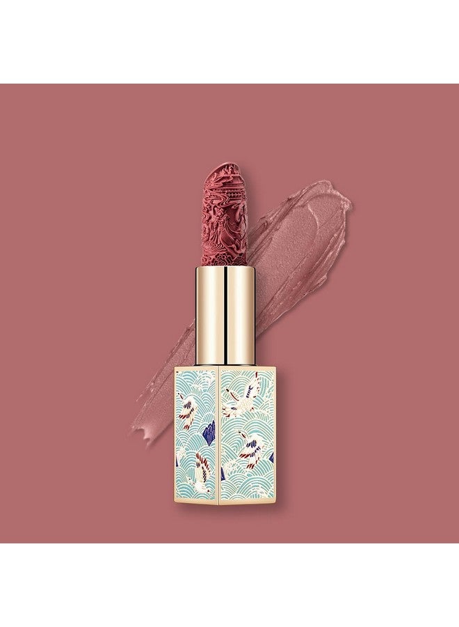 Rouge Matte Lipstick, Waterproof Long Lasting Satin Moisturizing Smooth Soft 0.13 Ouncechinese Style (C.168)