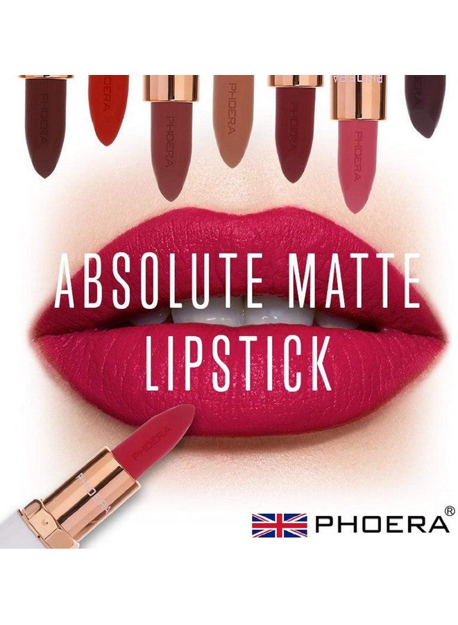 Absolute Velvet Matte Lipstick Long Lasting Waterproof Pigment Makeup (104 Party)