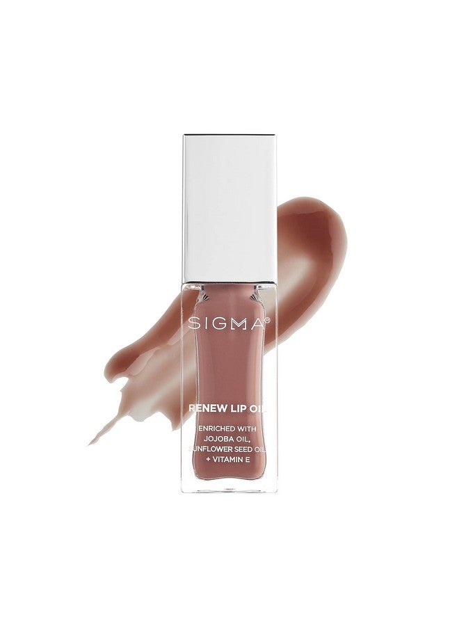 Renew Lip Oil Tinted Lip Oil With Luxurious Highshine Color And Long Lasting Hydration For Soft, Supple Lips, Non Sticky Lip Oil With Nourishing Antioxidants (Tint, Neutral Nude Sheen)