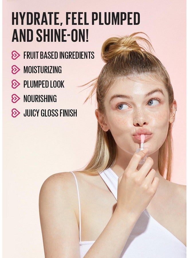 Juicy Glass Lip Oil ; Hydrating, Feel Plumped And Lightweight With Vitamin Tree Fruit Oil ; 05 Plum Paloma ; Vegan, Crueltyfree