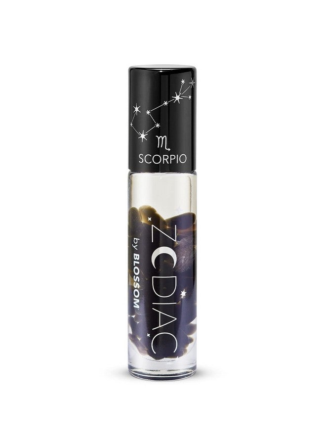 Zodiac Sign Vanilla Scented Moisturizing Rollon Lip Gloss With Crystals, Made In Usa, 0.20 Fl. Oz.;5.9Ml, Scorpio