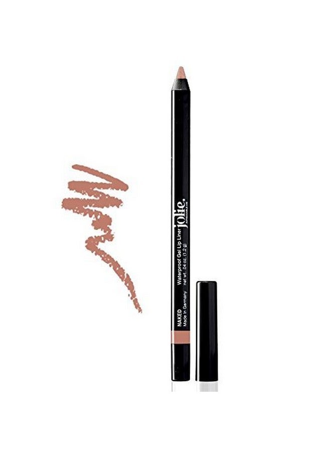 Jolie Cosmetics Waterproof Gel Lip Liner Super Smooth, Extra Longwear (Naked)
