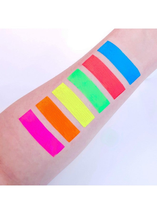 Blacklight Face And Body Paint Neon Fluorescent (0.34Oz (Pack Of 6))