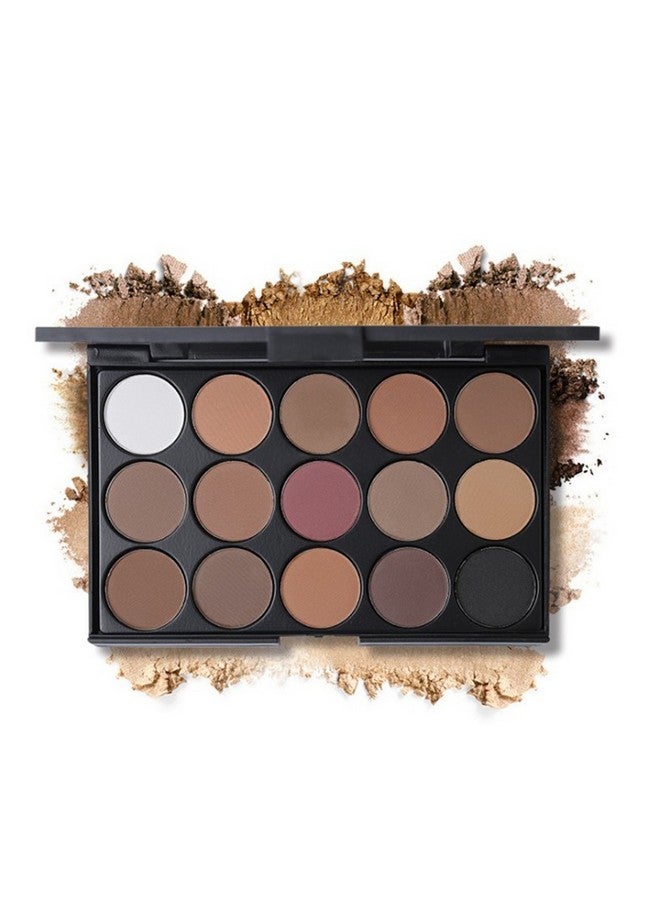 Pro 15 Colors Eyeshadow Makeup Palette Cosemetic Contouring Kit Ideal For Professional And Daily Use