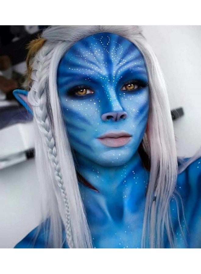 Blue Eye Black Stick, Royal Blue Face Body Paint Stick, Cream Eyeblack Sports Face Paint For Baseball Softball Football Lacrosse, Nontoxic Facepaint For Halloween Costume Cosplay Parties Sfx Makeup