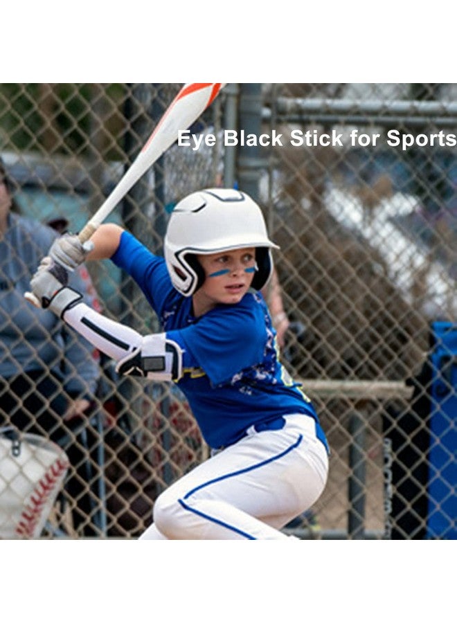 Blue Eye Black Stick, Royal Blue Face Body Paint Stick, Cream Eyeblack Sports Face Paint For Baseball Softball Football Lacrosse, Nontoxic Facepaint For Halloween Costume Cosplay Parties Sfx Makeup