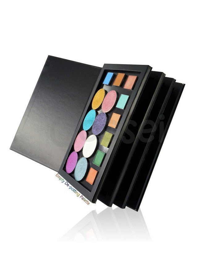 4Layer Book Shaped Magnetic Eyeshadow Palette Large Empty Makeup Storage Box