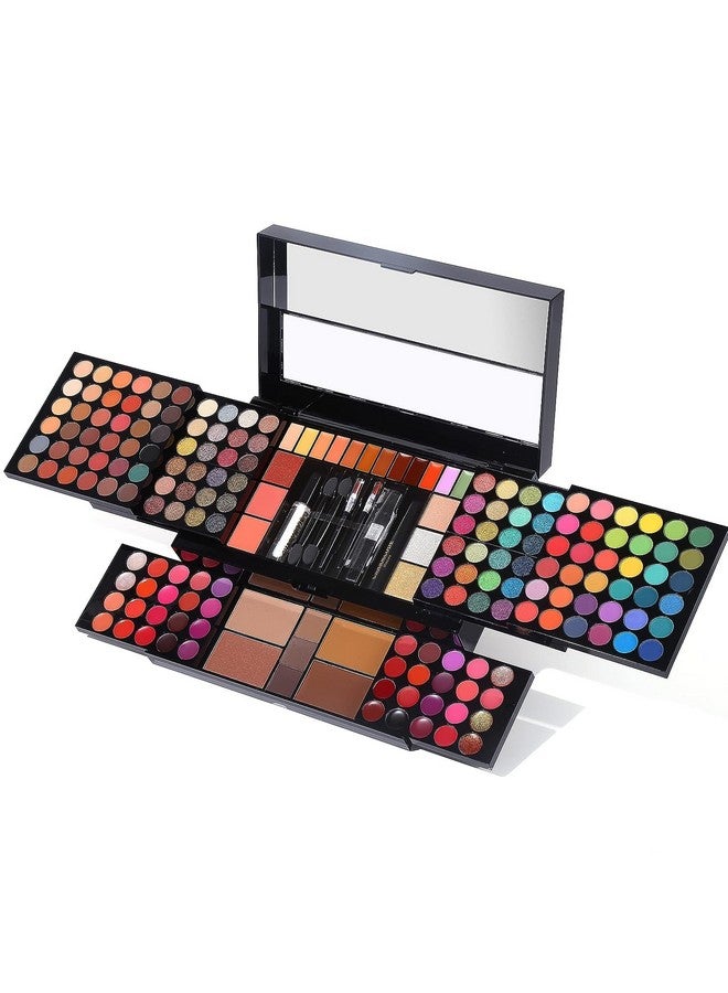 Professional All In One Makeup Kit For Women Full Kit 186 Colors Make Up Palette Gift Set Including Eyeshadow, Lip Gloss, Concealer, Highlighter, Contour, Brow Powder, Mascara, Blush & Brush
