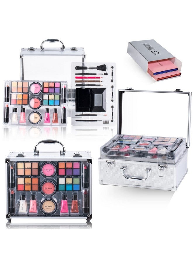 Makeup Kit For Girls 1012, Basic Cosmetic Set For Women Perfect To Begin The Makeup Journey (Clear)