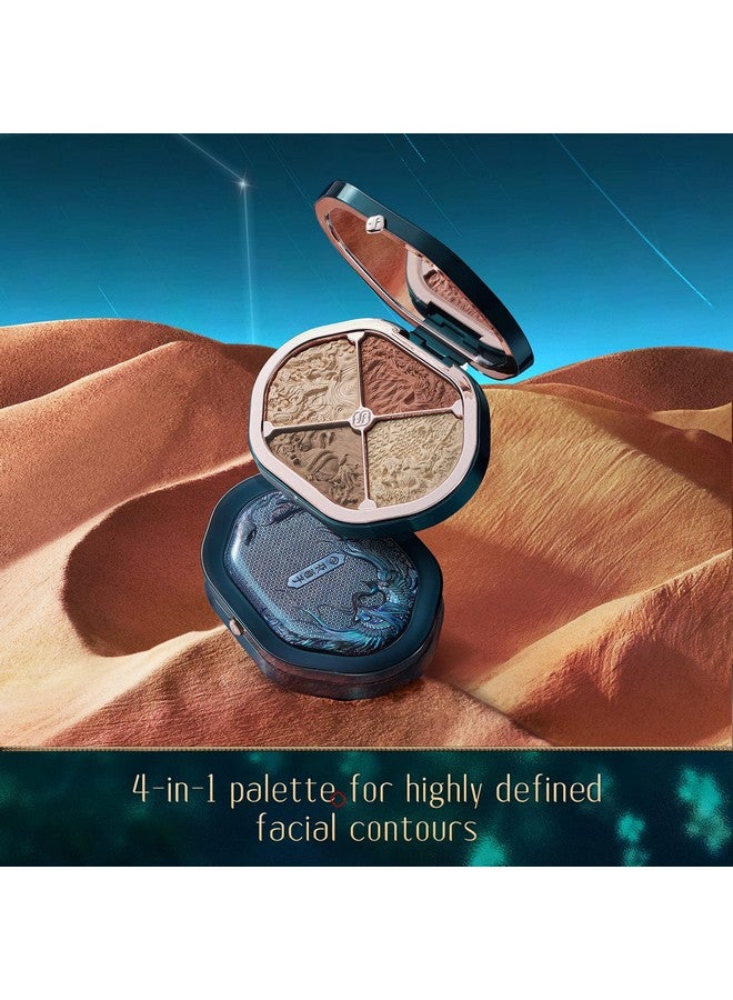 Constellation Floral Engraving Contour Palette