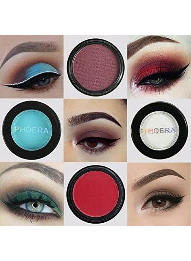 Aquapurity Waterproof Long Lasting Matte Eyeshadow Palette In 12 Pigment Color Face Powder Eye Shadow Cosmetic Cream Makeup Cosmetic (202 Black)