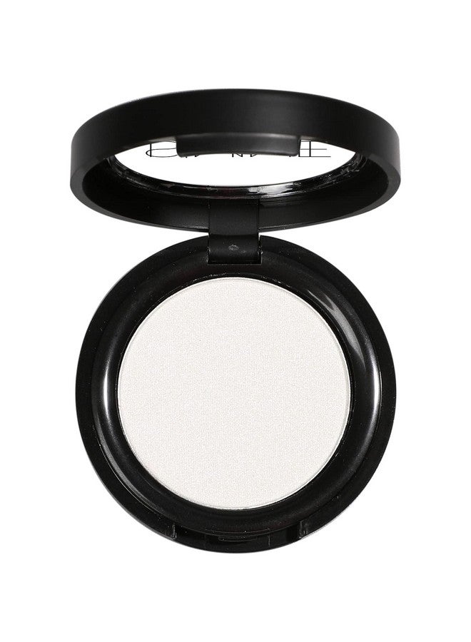 Ismine Single Eyeshadow Powder Palette Shimmer Pearl White, High Pigment, Longwear Single White Eye Makeup For Day & Night (01)