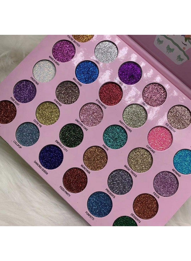 Long Lasting Glitter Eyeshadow Palette Makeup 30 Colors High Pigment Shining Shimmer Eye Pressed Powder Cosmetics Beauty Party