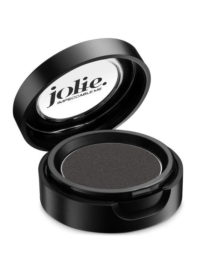 Jolie Cosmetics Powder Pressed Matte Eyeshadows Cruelty Free, Vegan, Single Pan Eyeshadow 1.48G Smokey Eyes (Charcoal Grey)