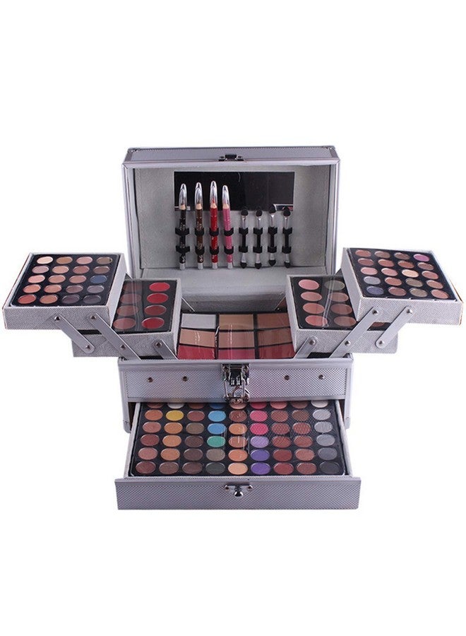 Allinone Holiday Gift Makeup Set Essential Starter Bundle Include Eyeshadow Palette Lipgloss Concealer Blush Eyebrow Foundation Face Powder Eyeliner Pencil Make Up Kit For Women Full Kit