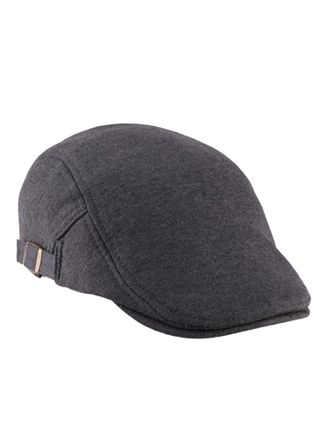 Duckbill Flat Cap Dark Grey