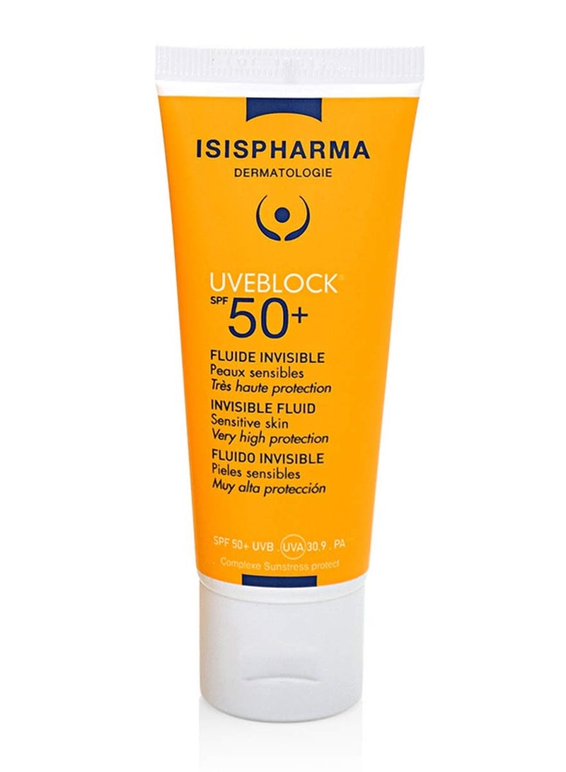 ISIS Pharma Sun Protection Uveblock 50+ Light Fluid Iinvisible 40ml