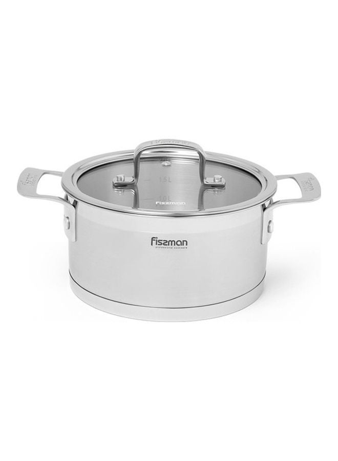 Stainless Steel Fobus Stockpot With Glass Lid Stainless Steel