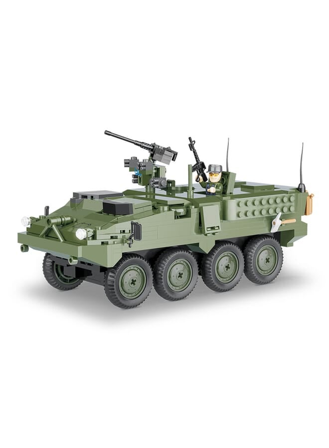 485 Pcs Small Army2610Stryker Infantry Carrier Vehicle