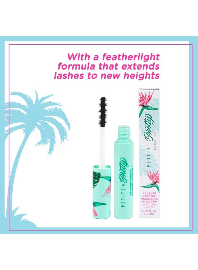 Feather Stretch Washable Mascara For Kids, Children, Tweens And Teens That Extends Lashes To New Heights Non Toxic