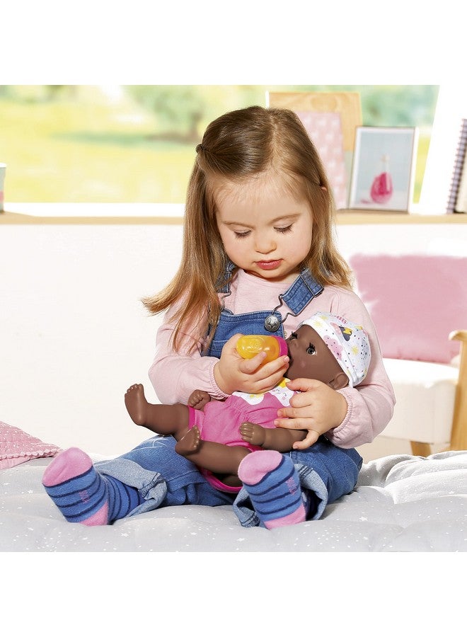 14” Interactive Lil Girl Baby Doll Brown Eyes. Easy For Small Hands, 6+ Ways To Nurture, Includes Bottle, Potty And More, For Toddlers 2 Years & Up (918360C3)