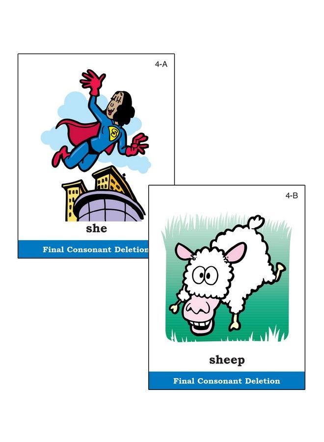 Webberillustrated Phonology Final Consonant Deletion Minimal Pair Card Deck ; Educational Learning Resource For Children