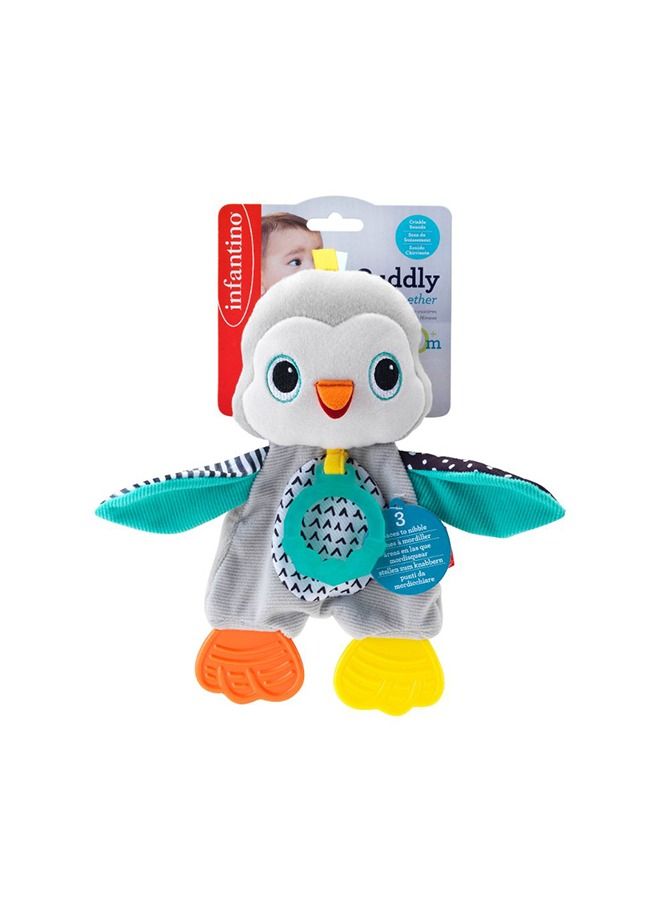 Cuddly Penguin Teether, Suitable From 0 Months, Multicolour