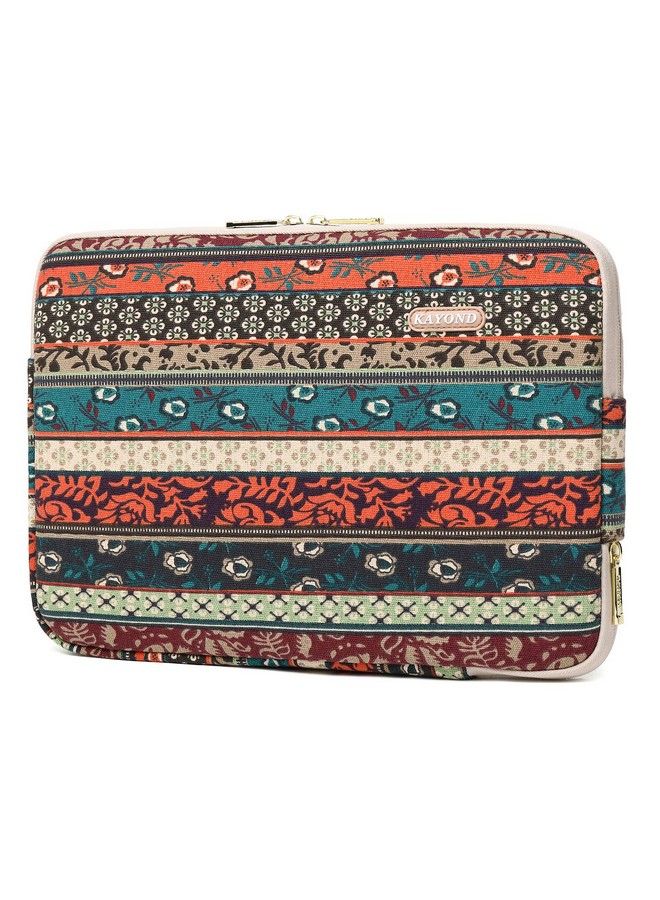 Waterresistant Canvas 17 Inch Laptop Sleevered Bohemia