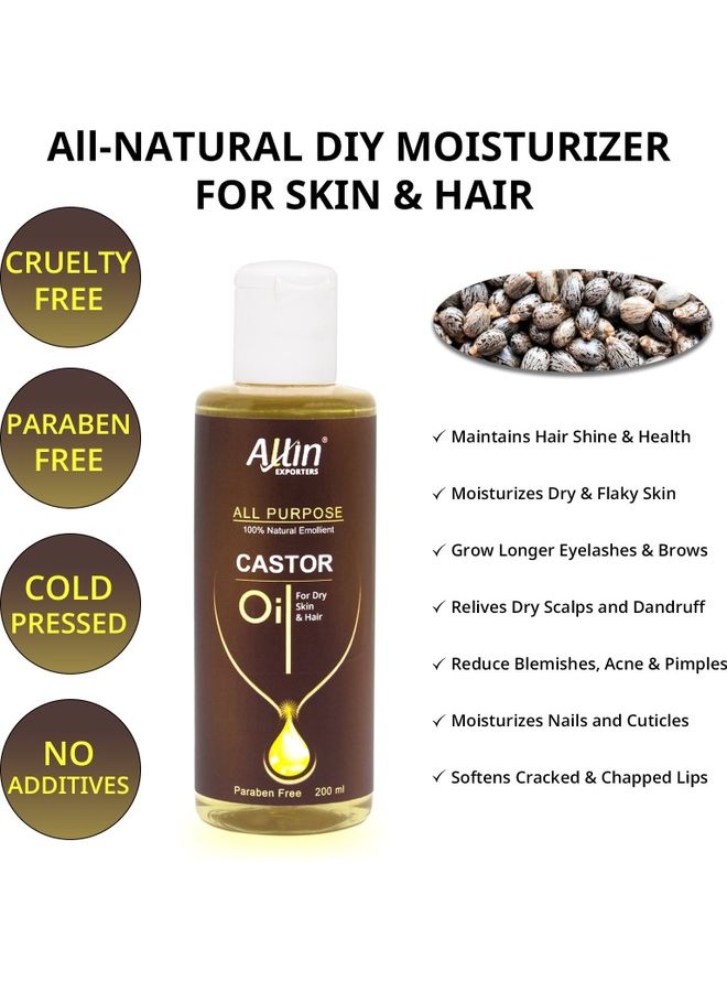 All Purpose Castor Oil Clear 200ml