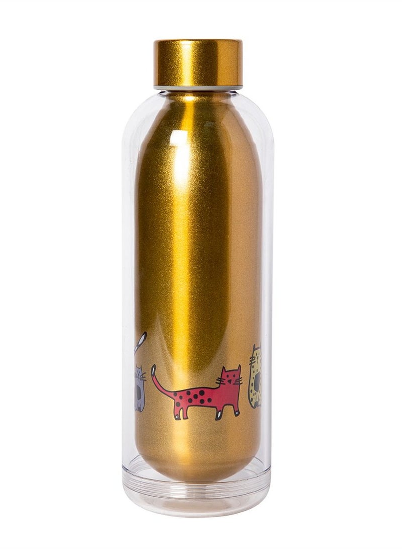 Biggdesign Cats Stainless Steel Water Bottle, 700ML